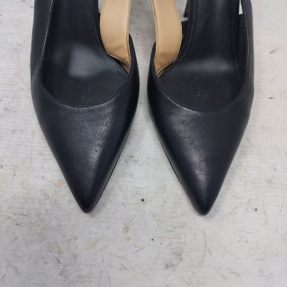 Burberry Maria Logo Slingback Pointy Toe Pump - Picture 9 of 12
